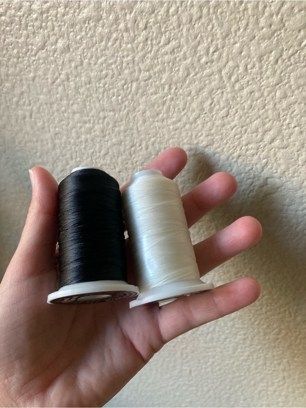 Beading Thread Spool Set - Black & White